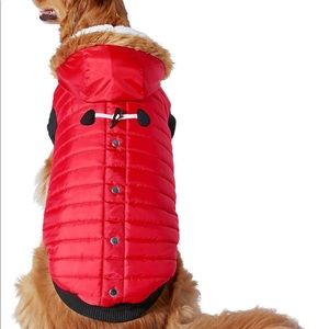 NWT Frisco Red Toggle Dog Coat size XS